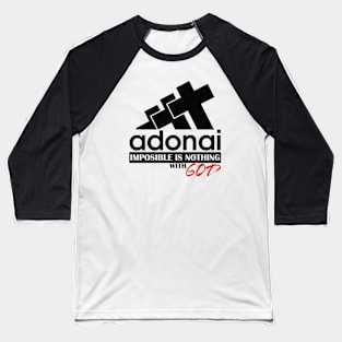 Adonai Baseball T-Shirt